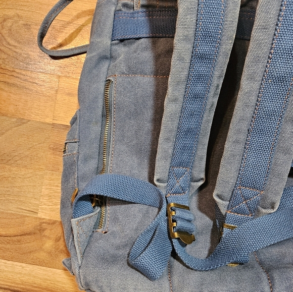 AUGUR STRAUSS & CO JANS CANVAS Straps VTG  BACKPACK Straps - Picture 7 of 9